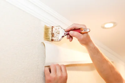 Pose de papier peint à Ruesnes — revêtements muraux et toiles de verre